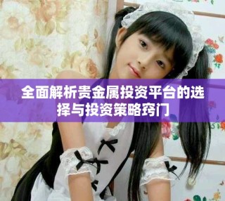全面解析贵金属投资平台的选择与投资策略窍门