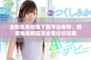 全剧免费观看下载平台推荐，燃罪电视剧高清全集任你观看