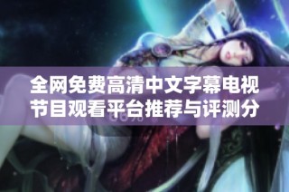 全网免费高清中文字幕电视节目观看平台推荐与评测分享