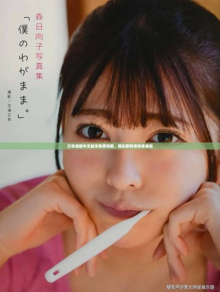 三年成都中文版本免费观看，精彩剧情等你来体验