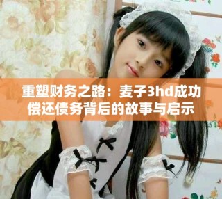 重塑财务之路：麦子3hd成功偿还债务背后的故事与启示