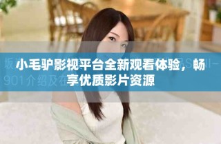小毛驴影视平台全新观看体验，畅享优质影片资源