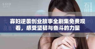 寡妇逆袭创业故事全剧集免费观看，感受坚韧与奋斗的力量