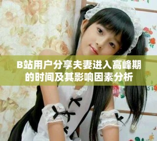 B站用户分享夫妻进入高峰期的时间及其影响因素分析