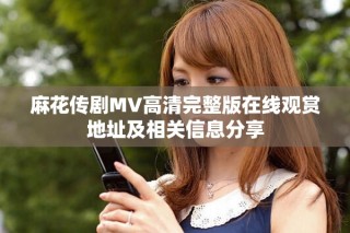 麻花传剧MV高清完整版在线观赏地址及相关信息分享