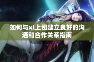 如何与xl上司建立良好的沟通和合作关系指南