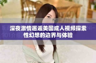 深夜激情邂逅美国成人视频探索性幻想的边界与体验