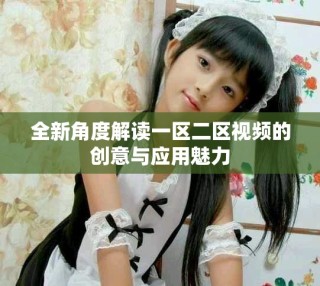 全新角度解读一区二区视频的创意与应用魅力