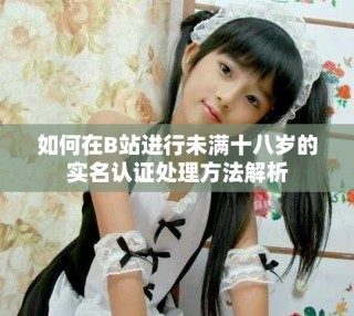 如何在B站进行未满十八岁的实名认证处理方法解析