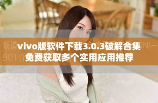 vivo版软件下载3.0.3破解合集免费获取多个实用应用推荐