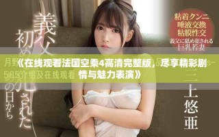 《在线观看法国空乘4高清完整版，尽享精彩剧情与魅力表演》