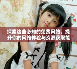 探索这些必知的免费网站，提升你的网络体验与资源获取能力