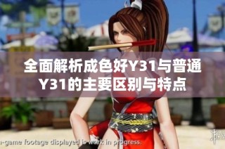 全面解析成色好Y31与普通Y31的主要区别与特点