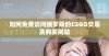 如何免费访问俄罗斯的CSGO交易及购买网站