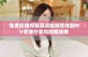 免费在线观看高清版麻花传剧MV资源分享与观看指南