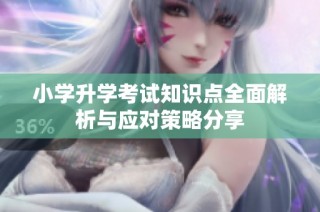 小学升学考试知识点全面解析与应对策略分享