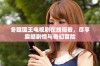 冬眠国王电视剧在线观看，尽享震撼剧情与奇幻冒险