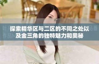探索精华区与二区的不同之处以及金三角的独特魅力和奥秘