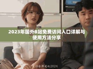 2023年国外B站免费访问入口详解与使用方法分享