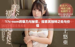 17c·nom的魅力与秘密，探索其独特之处与价值
