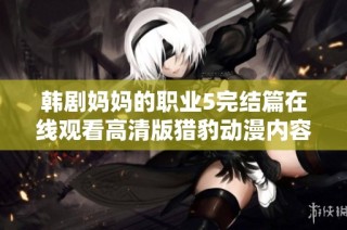 韩剧妈妈的职业5完结篇在线观看高清版猎豹动漫内容详解与分析