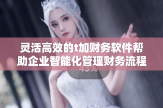 灵活高效的t加财务软件帮助企业智能化管理财务流程