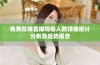 免费在线直播观看人数详细统计分析及趋势报告