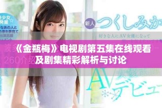 《金瓶梅》电视剧第五集在线观看及剧集精彩解析与讨论