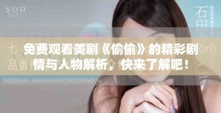 免费观看美剧《偷偷》的精彩剧情与人物解析，快来了解吧！