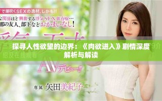 探寻人性欲望的边界：《肉欲进入》剧情深度解析与解读