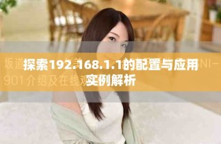 探索192.168.1.1的配置与应用实例解析