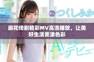 麻花传剧精彩MV高清播放，让美好生活更添色彩