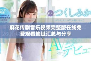 麻花传剧音乐视频完整版在线免费观看地址汇总与分享