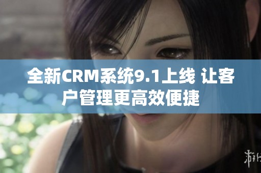 全新CRM系统9.1上线 让客户管理更高效便捷