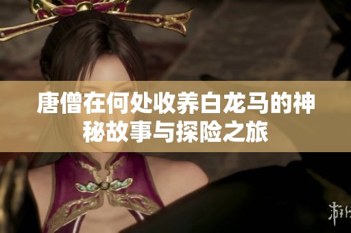 唐僧在何处收养白龙马的神秘故事与探险之旅