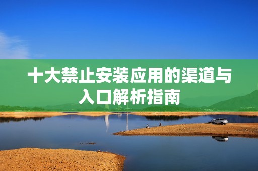 十大禁止安装应用的渠道与入口解析指南