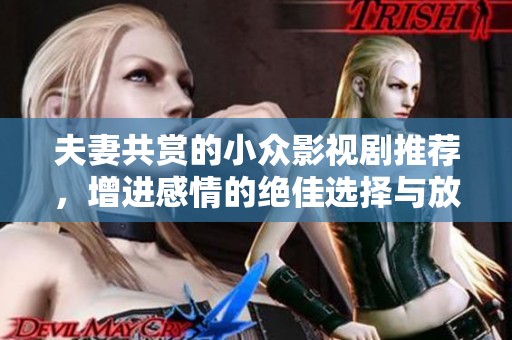 夫妻共赏的小众影视剧推荐，增进感情的绝佳选择与放松体验