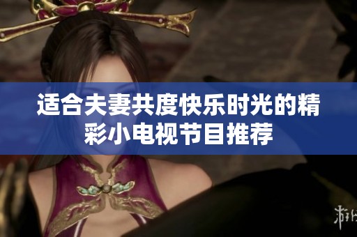 适合夫妻共度快乐时光的精彩小电视节目推荐