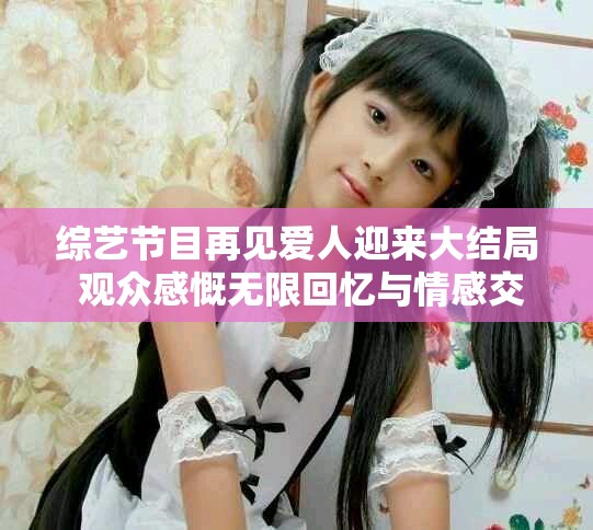 综艺节目再见爱人迎来大结局 观众感慨无限回忆与情感交织