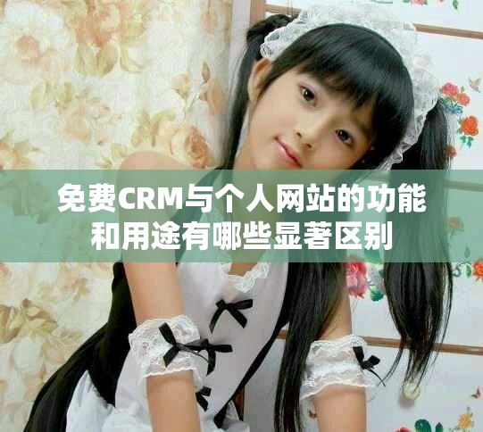 免费CRM与个人网站的功能和用途有哪些显著区别