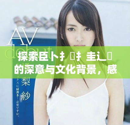 探索臣卜扌喿扌圭辶畐的深意与文化背景，感受中华传统的魅力