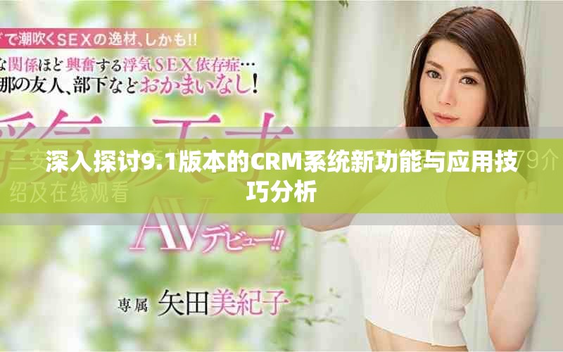 深入探讨9.1版本的CRM系统新功能与应用技巧分析