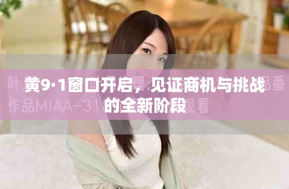 黄9·1窗口开启，见证商机与挑战的全新阶段