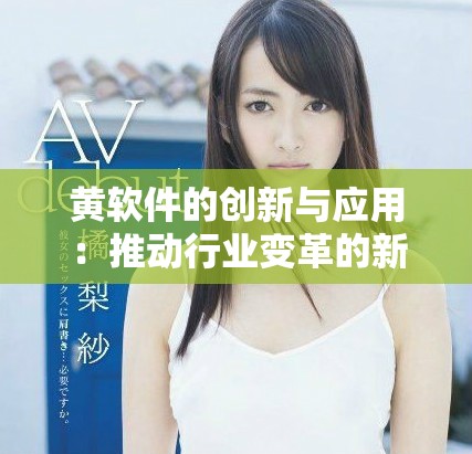 黄软件的创新与应用：推动行业变革的新工具与解决方案