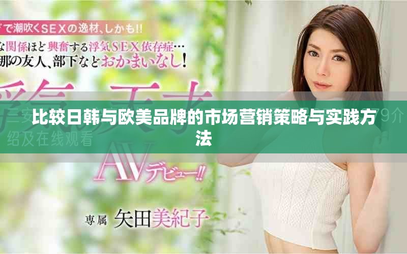 比较日韩与欧美品牌的市场营销策略与实践方法