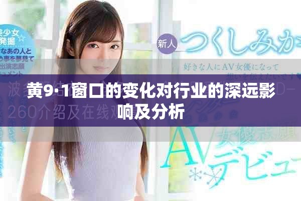 黄9·1窗口的变化对行业的深远影响及分析