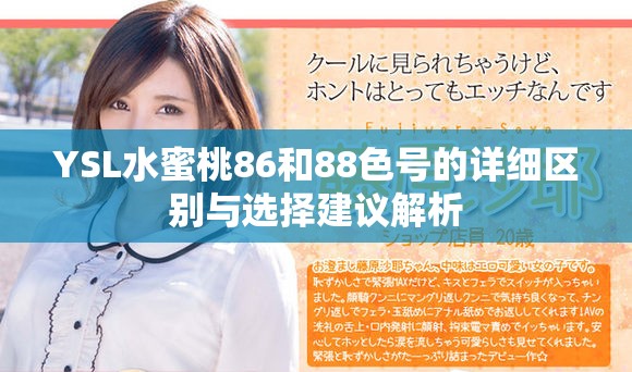 YSL水蜜桃86和88色号的详细区别与选择建议解析