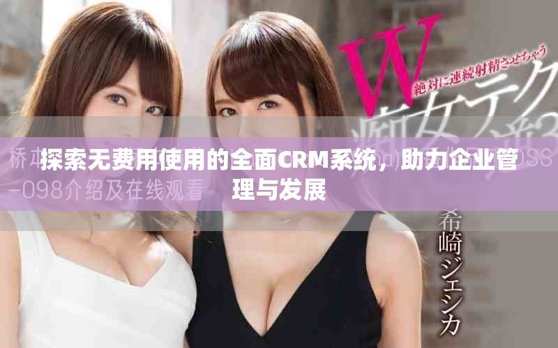 探索无费用使用的全面CRM系统，助力企业管理与发展