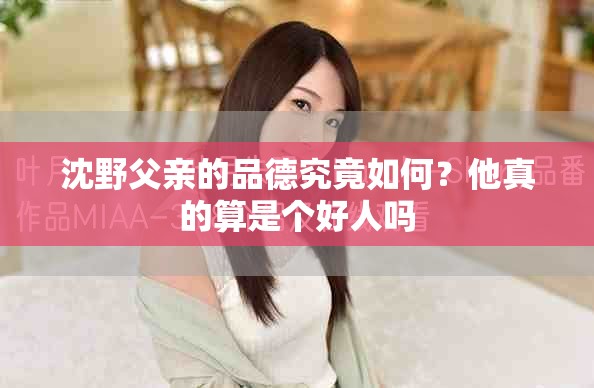 沈野父亲的品德究竟如何？他真的算是个好人吗