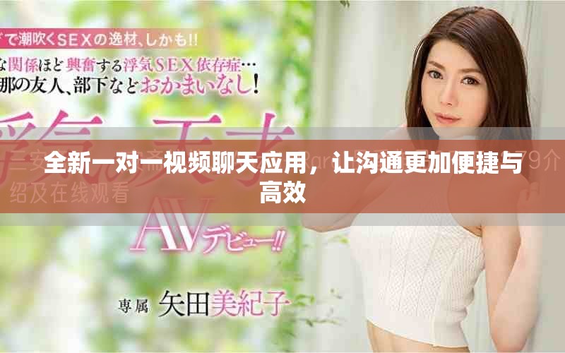 全新一对一视频聊天应用，让沟通更加便捷与高效